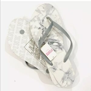 🔥Victorias Secret Pink Logo Flip Flops Sandals